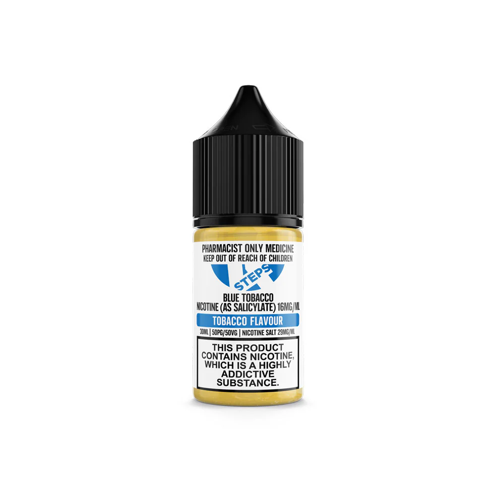 4STEPS TOBACCO BLUE NICOTINE SALTS (30ML BOTTLE) - Image 3
