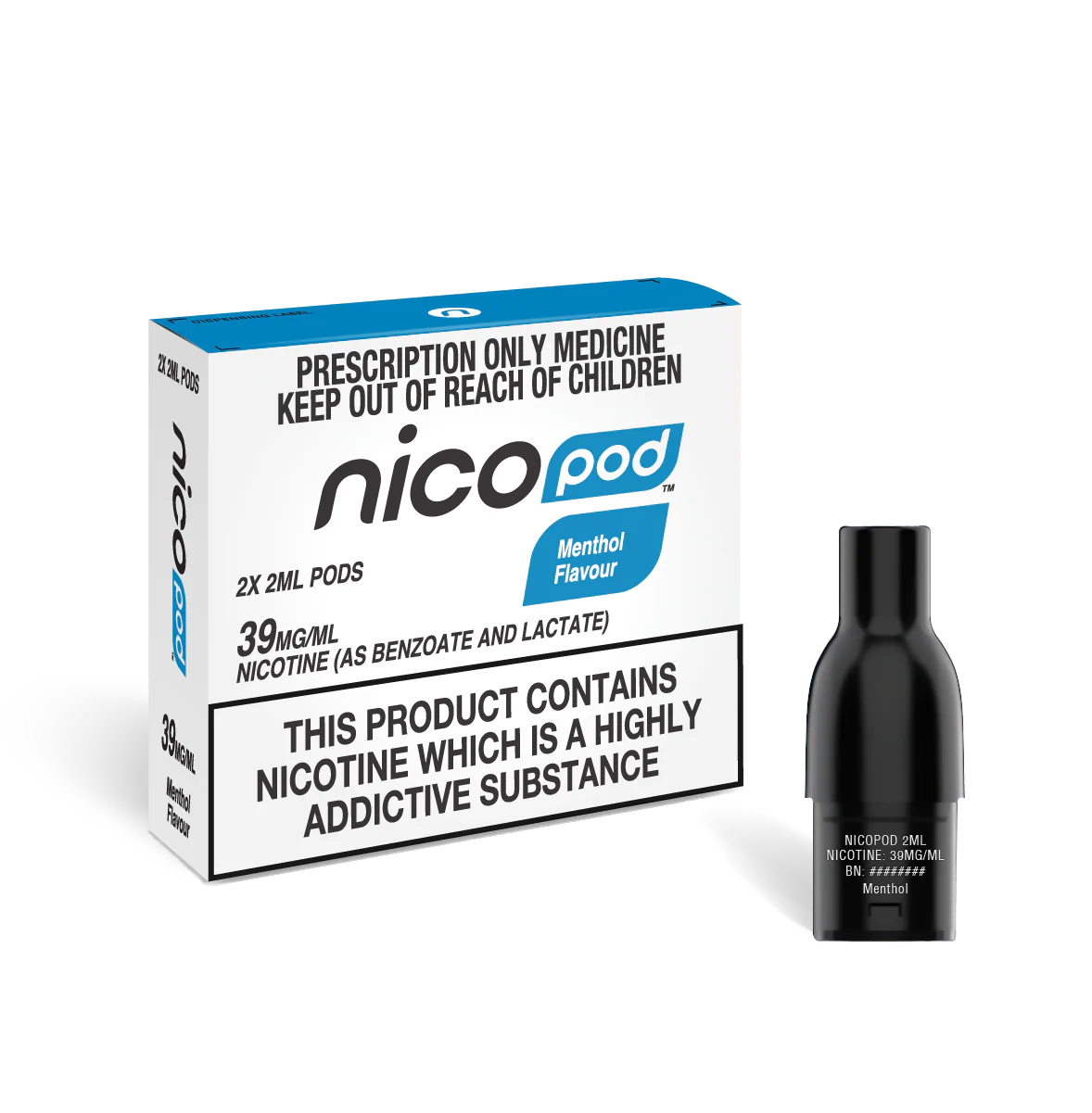 NICOPOD® MENTHOL POD (2 x 2ML) - Image 3