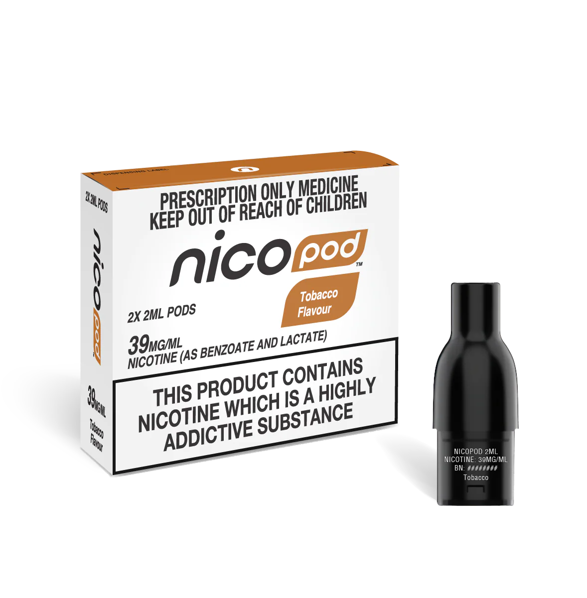 NICOPOD® TOBACCO POD (2 x 2ML) - Image 3