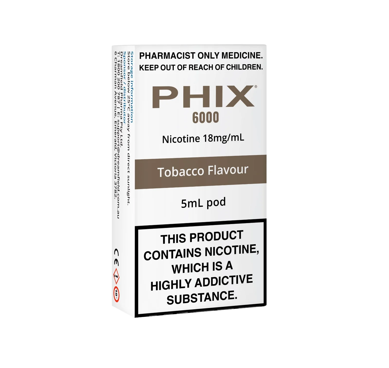 PHIX 6000 POD TOBACCO (1 X 5ML) - Image 3
