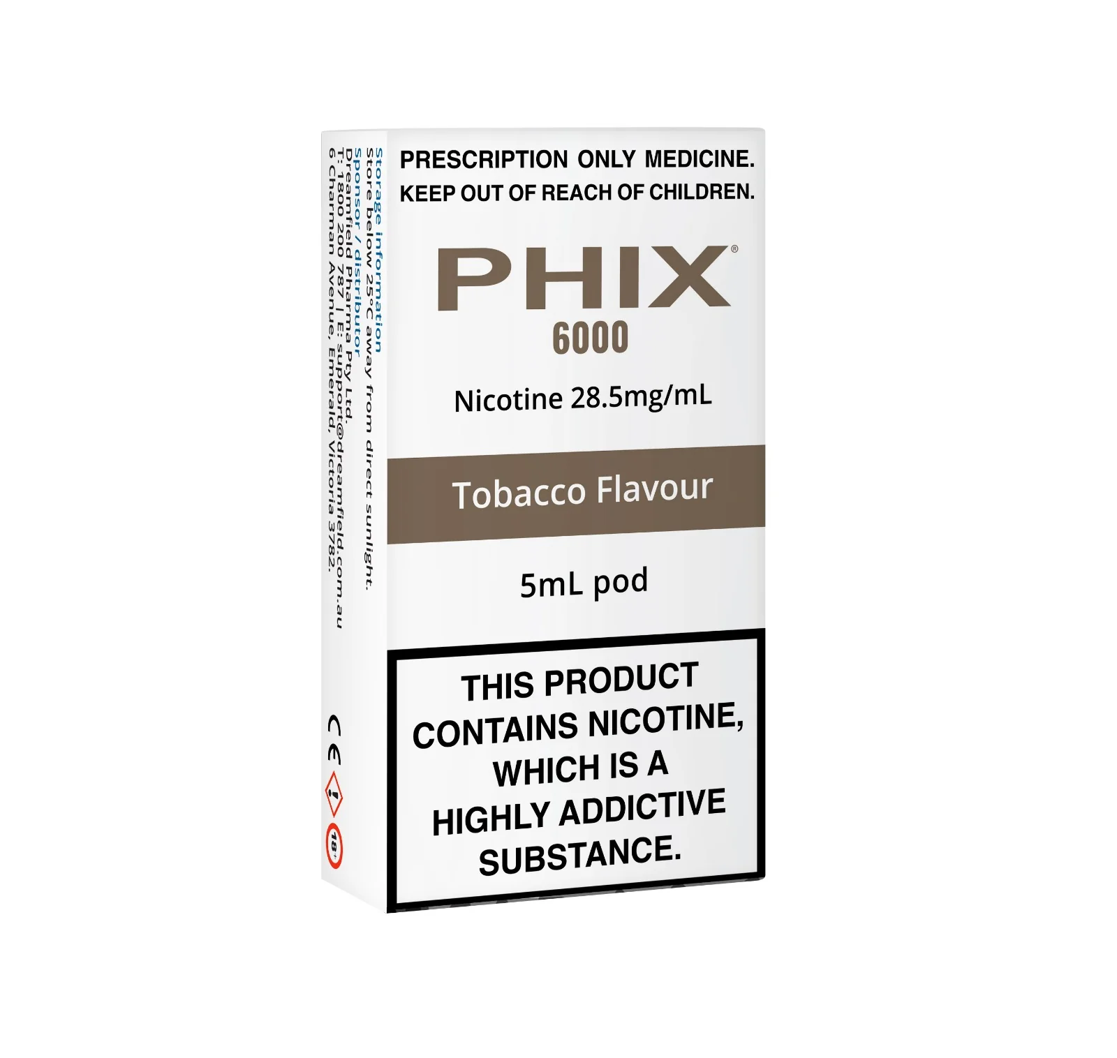 PHIX 6000 POD TOBACCO (1 X 5ML) - Image 4